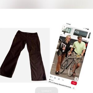 Coldwater Creek Chocolate Brown Corduroy Pants